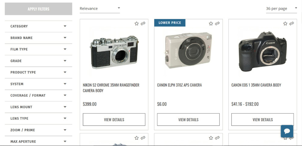 Ou trouver un vendeur professionnel, pour l'achat d'un appareil photo  argentique ?