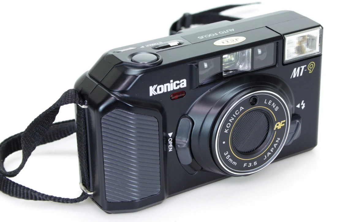 Sélection appareils photo compacts argentiques pour bien débuter, Konica MT-9